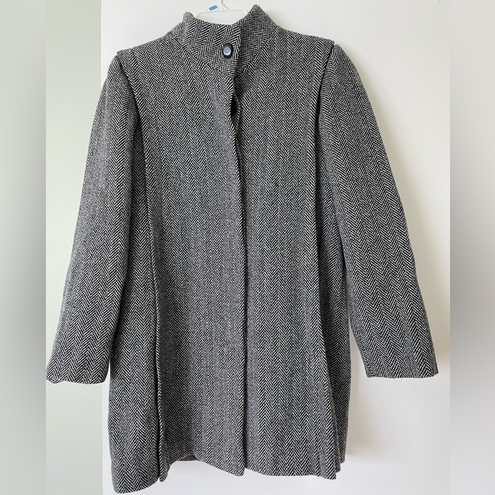 🖤 Vintage Herringbone Pea Coat 🖤